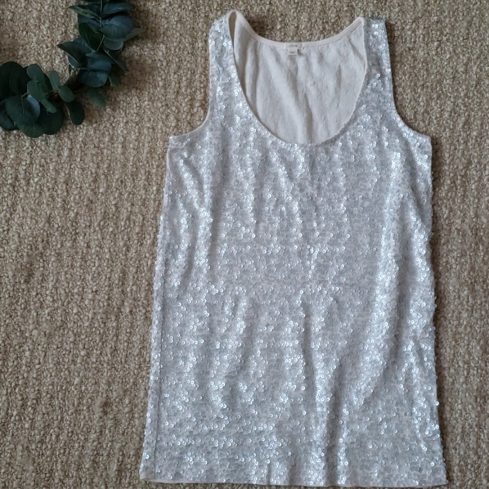 💥J Crew Sequin Tank Top size XS